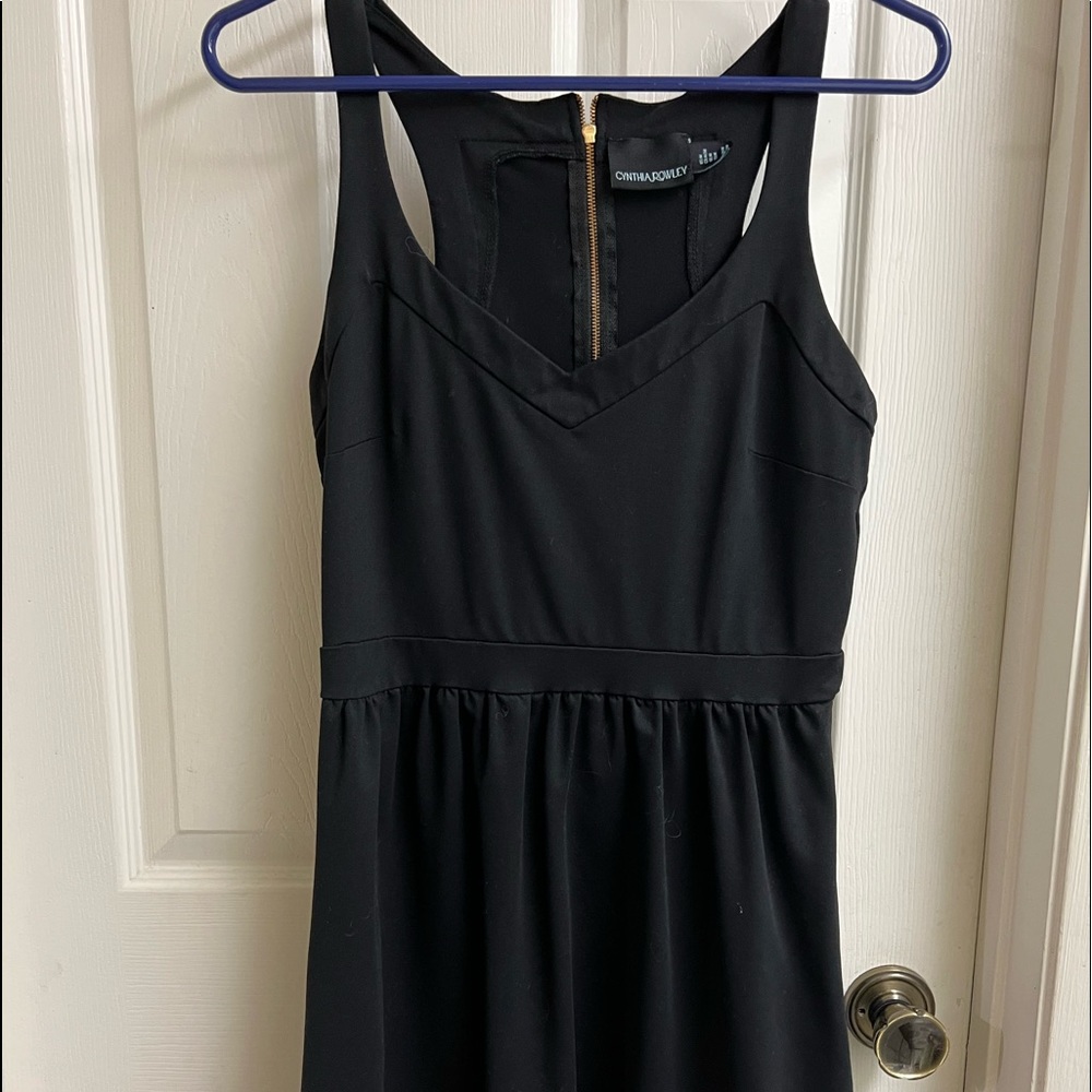 CYNTHIA ROWLEY Black Dress